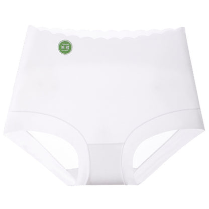 High Waisted Oversized Seamless Underwear For Women White - D&A