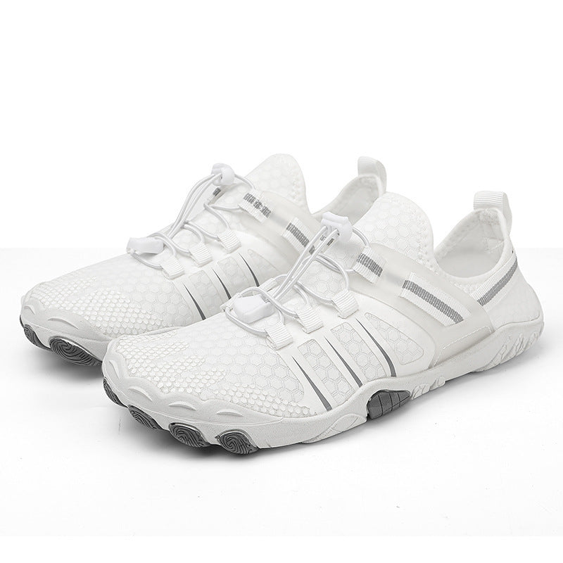Swimming Shoes Dive Boots Female Outdoor Beach Shoes Couple Non-slip White - D&A