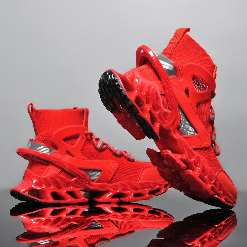 Ultra-light Shock-absorbing Running Blade Fly-knit Sneakers - D&A