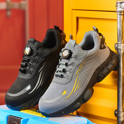 Men's Anti-smashing And Anti-penetration Steel Toe Cap Safety Shoes - D&A