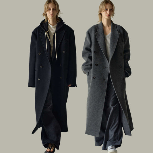 Loose And Lazy Style Thickened Woolen Coat - D&A