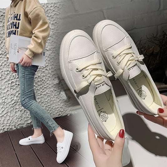 Women's White Shoes Personalized Stylish And Simple Casual - D&A