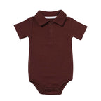 Lapel baby onesies - D&A
