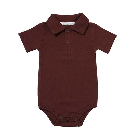 Lapel baby onesies - D&A