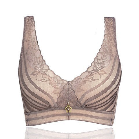 Adjustable lace bra Grey - D&A