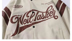 Baseball Uniform Jacket Loose Letters Men And Women Couple Jackets - D&A