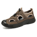 Summer Beach Hole Wading Rotating Button Sandals Men's Casual Shoes - D&A