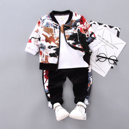 Children's Clothes Boys' Suits Boys' Autumn Three-Piece Suits 1.style - D&A