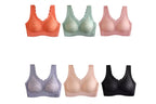 Gathered invisible vest bra beautiful back bra - D&A