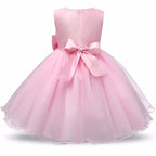 Princess Flower Girl Dress Summer Tutu Wedding Birthday Party Dresses - D&A