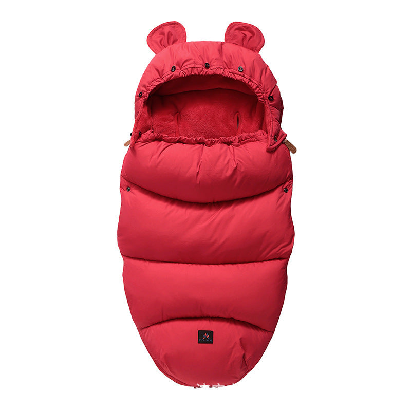 New baby stroller sleeping bag Red A 100cm - D&A