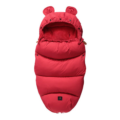 New baby stroller sleeping bag Red A 100cm - D&A