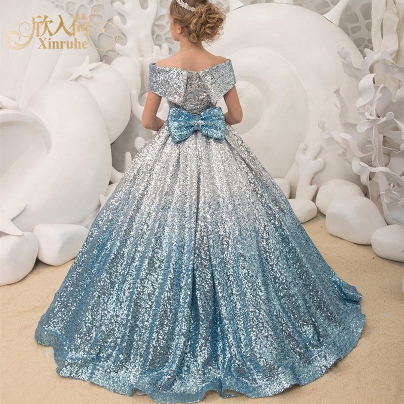 Girls long tail dress - D&A