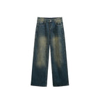 Washed Cut Wide Leg Jeans Men - D&A