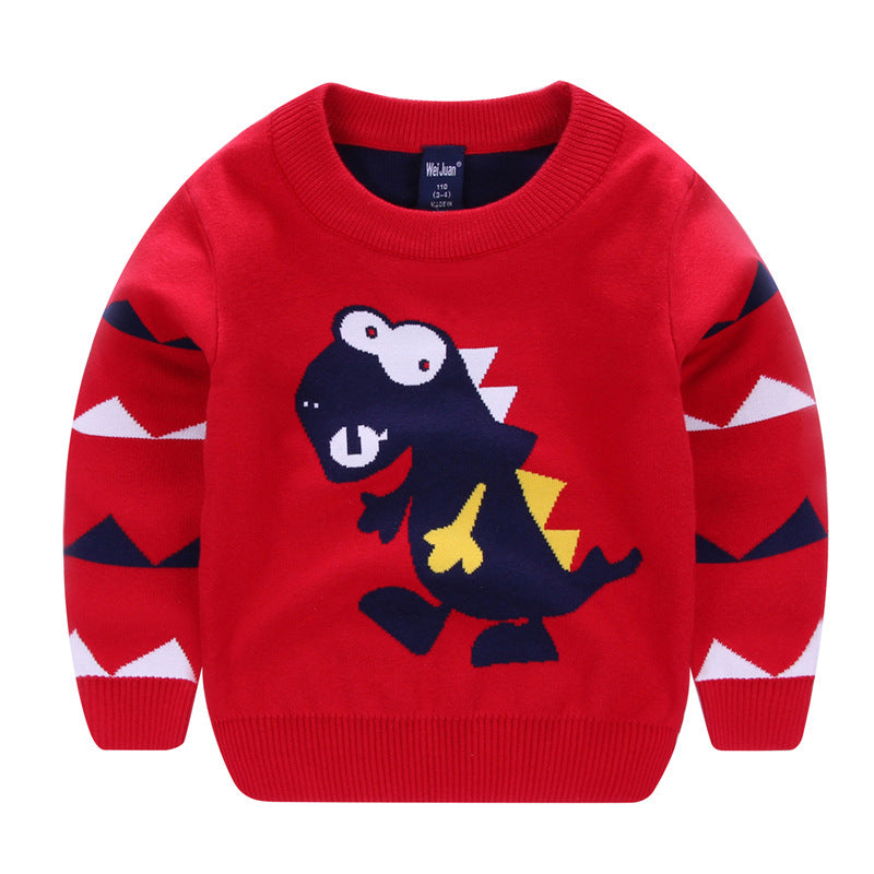 Children cartoon sweater Red - D&A