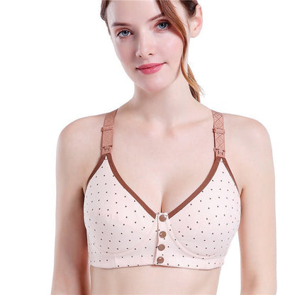 Bra Vest Bra Mould Cup Breastfeeding Underwear Skin wave - D&A