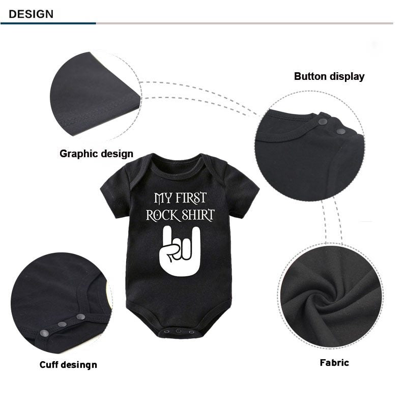 Finger letter romper - D&A