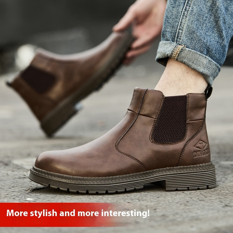 Men's High-top Labor Protection Shoes - D&A