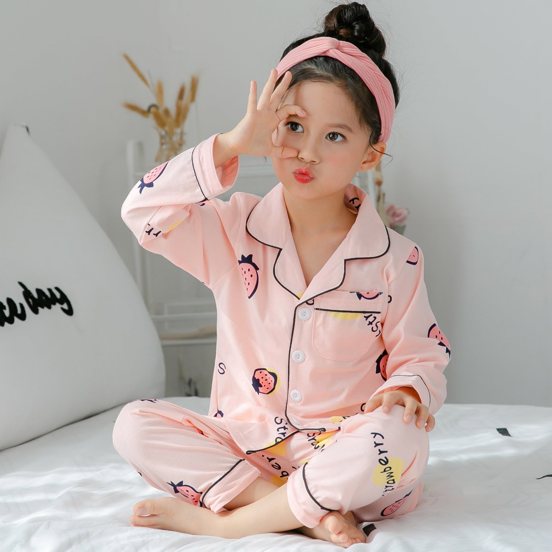 Cotton pajamas for children Style4 - D&A