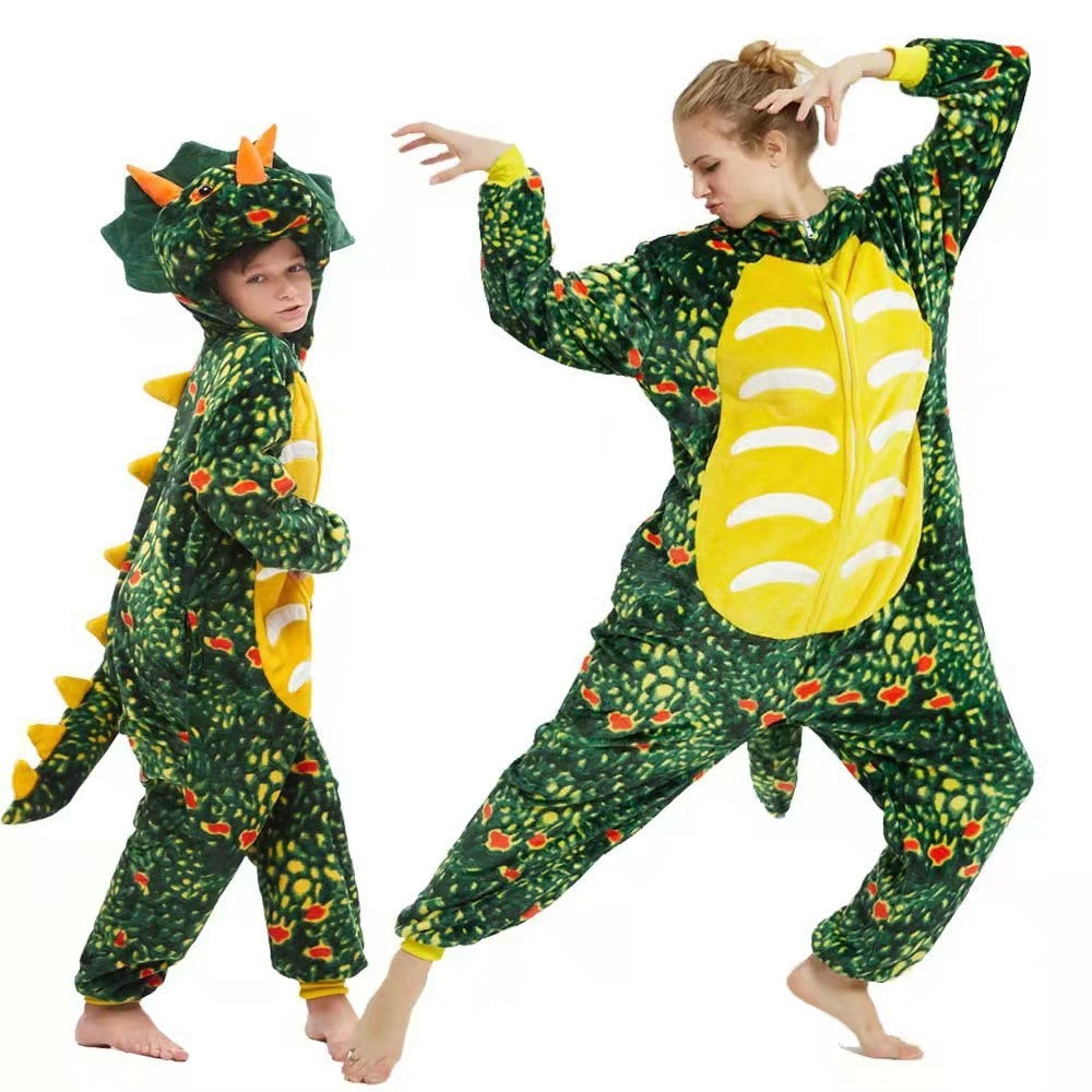 Jurassic Halloween Costume Printed Toothless Triceratops 110cm - D&A