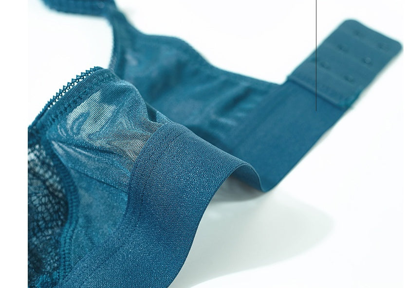 French Triangle Cup Bra Sexy Lace Ultra-thin Bra - D&A