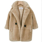 Big Kids Fur Coat In Autumn And Winter Coat - D&A