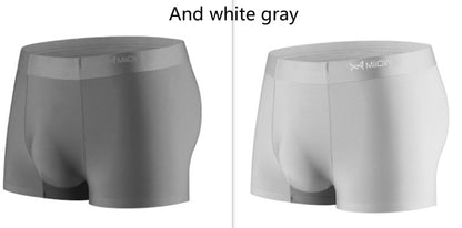 Ice Silk Seamless Men's Underwear Soft Breathable Comfortable Summer Boxer Shorts Suit 7 - D&A