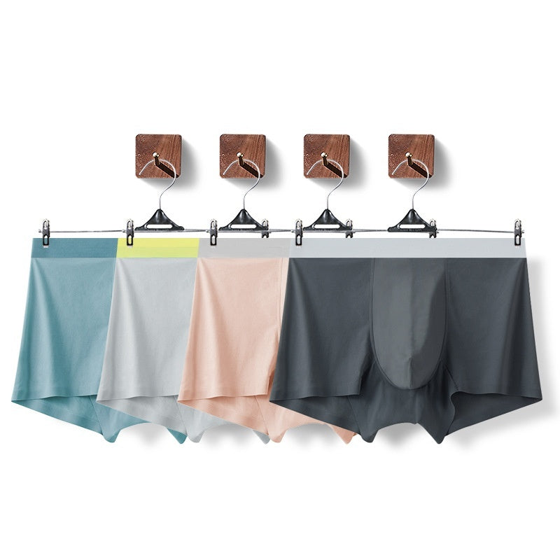 Seamless Men's Ice Silk Underwear Breathable Antibacterial - D&A