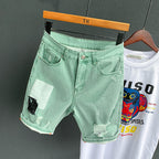 Ripped denim shorts - D&A