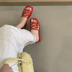 Summer Roman Style Hollow-out Slippers Flat All-match Vacation Style Beach Slippers Women - D&A