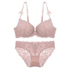 Lace Bra Set Skin color - D&A
