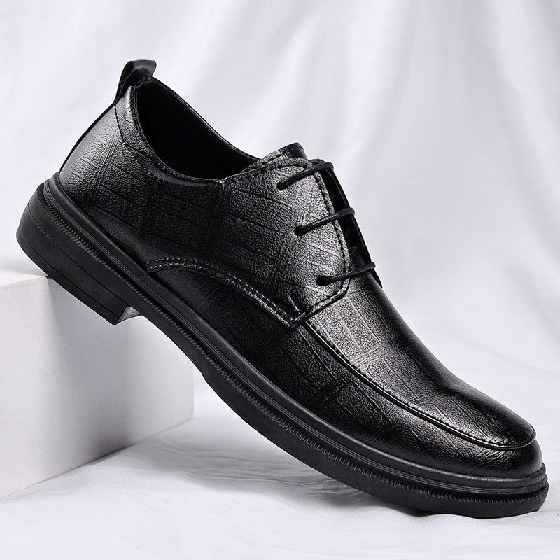 Business Formal Wear British Casual Men's Shoes Black BK8 - D&A