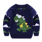 Children cartoon sweater Royal Blue - D&A