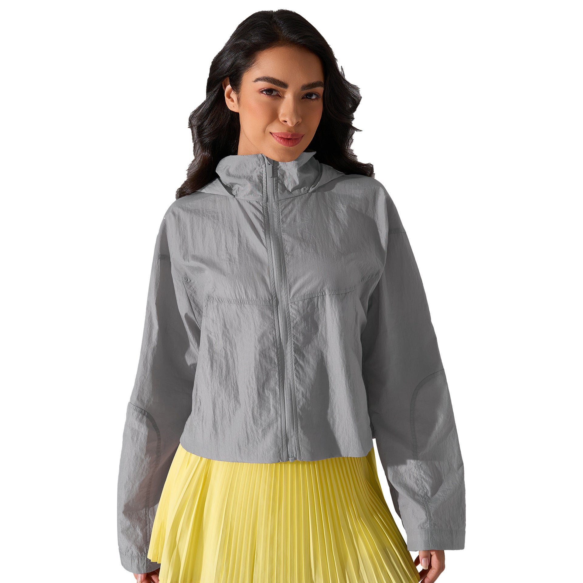 Lightweight Quick-drying Breathable Women's Hooded Long Sleeve Coat - D&A