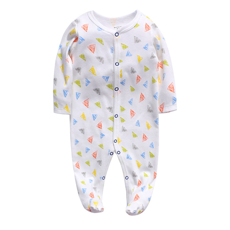 Cotton one-piece clothes baby clothes Triangle - D&A