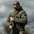 Military Jackets Tactical Jacket For Men Warm Hooded Hike - D&A