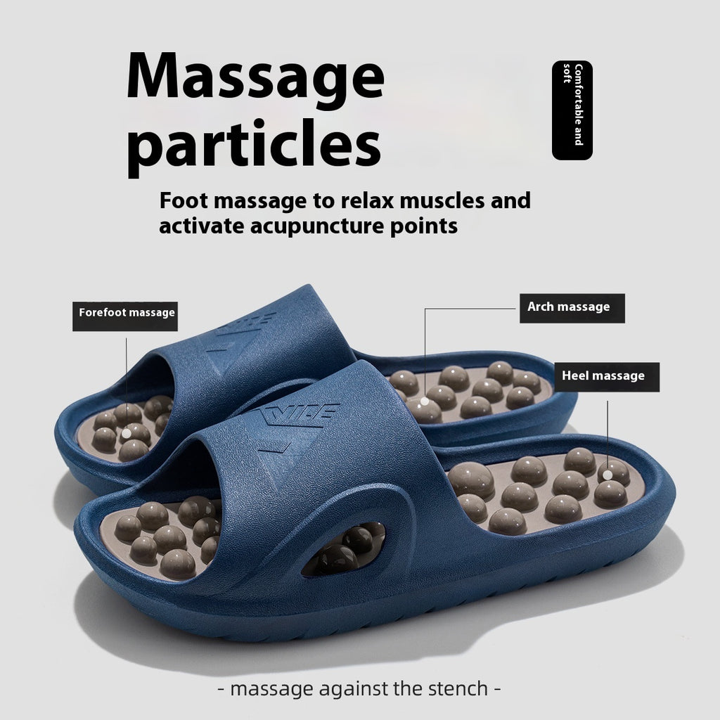 Ball Massage Sandals Bathroom Bath Non-slip Wear-resistant Anti-slip Bath Mat Pedicure - D&A