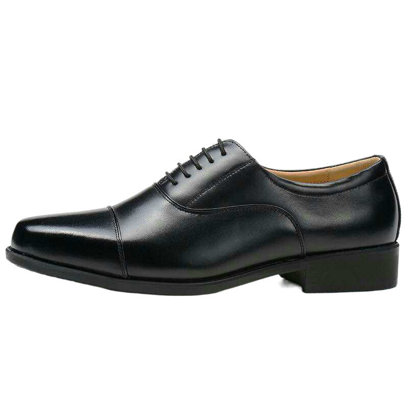 Mesh Three Connector Business Casual Leather Shoes - D&A