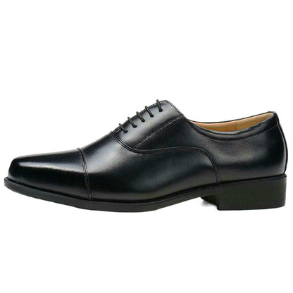 Mesh Three Connector Business Casual Leather Shoes - D&A