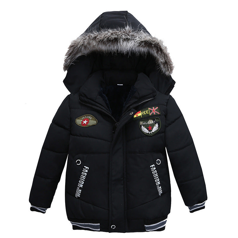 Small And Medium-Sized Boys Cotton-Padded Jackets 7style - D&A