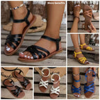 Women's Fashion Flat Bottomed Korean Sandals - D&A