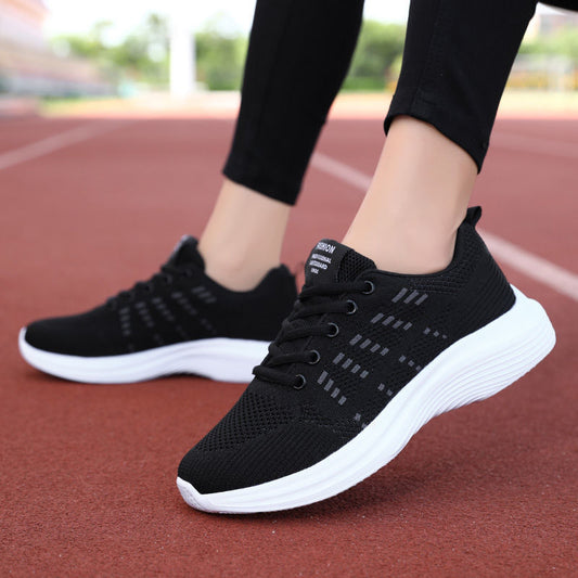 Women's Mesh Breathable Soft Bottom Non-slip Sneaker - D&A