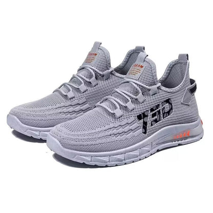 Summer Mesh Surface Lightweight Fat Foot Student Leisure Sneaker 750 Gray - D&A