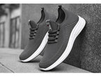 Mesh Breathable Casual Trend Fashion Sneaker Simple All-match Gray - D&A