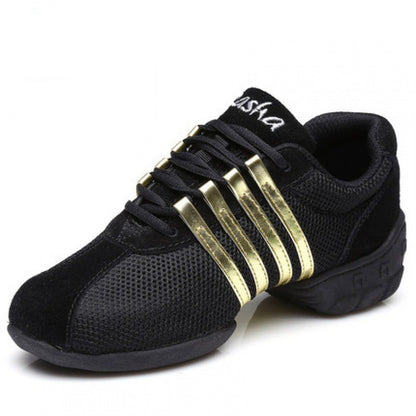 Mesh Dance Shoes Women's Mid Heel - D&A