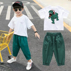 Children's Clothing Boys Summer Suits Western-style Clothes Boys Summer Handsome Short Sleeves - D&A