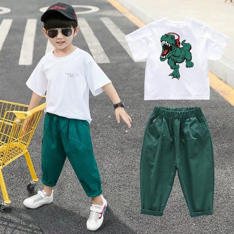 Children's Clothing Boys Summer Suits Western-style Clothes Boys Summer Handsome Short Sleeves - D&A