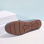 Soft Sole Casual Denim Blue Slip-on Loafers - D&A