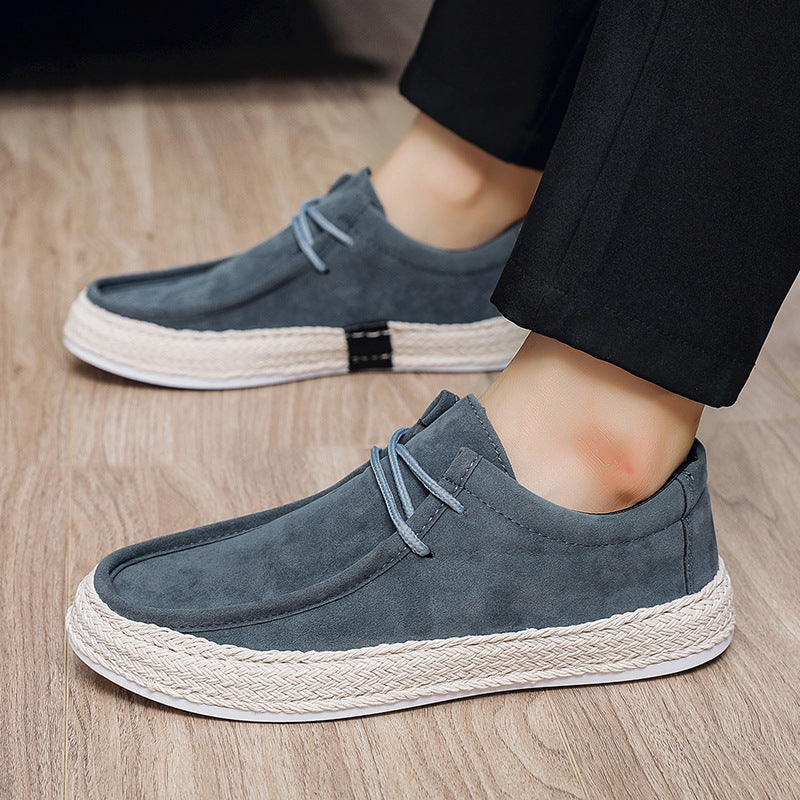 Men's Casual Pumps Men's Handmade Cloth Shoes Low-top Sneakers Men's - D&A