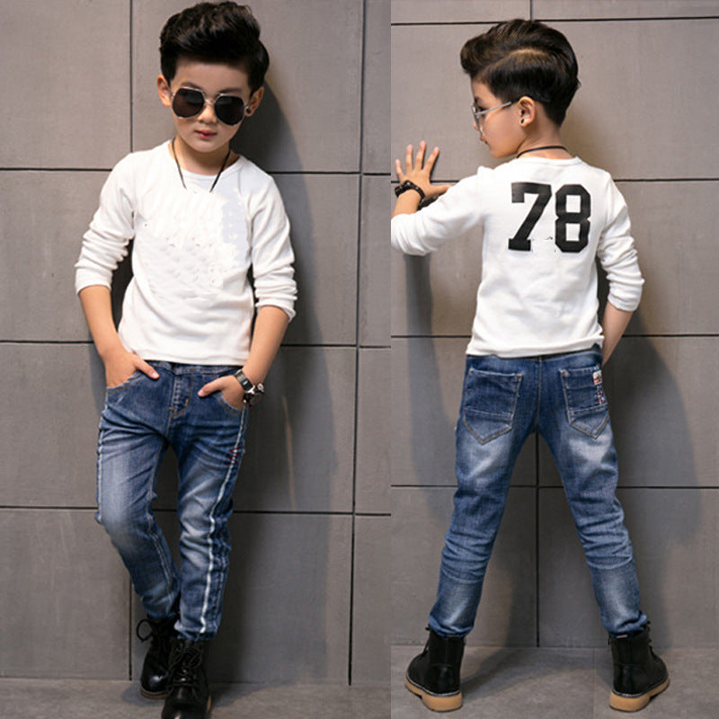 CUHK Kids' Fashion Straight Casual Pants - D&A